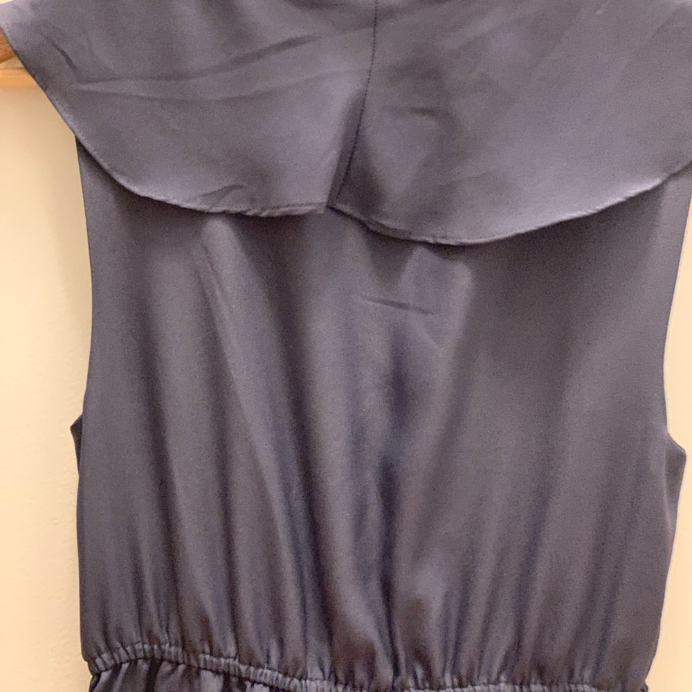 Bcbgeneration Mini Flutter Purple Grey Dress In Xs - image 5